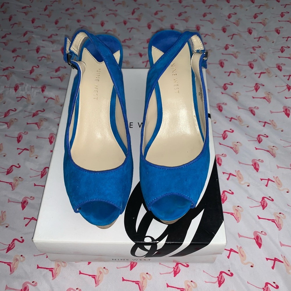 Nine West Platform Wedge Sandals